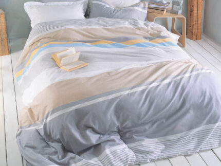 JESSE ΓΚΡΙ - ΣΕΤ ΣΕΝΤΟΝΙΑ ΦΑΝΕΛΕΝΙΑ ΥΠΕΡΔΙΠΛΟ (230X260) ΥΠΕΡΔΙΠΛΟ (230X260) ΦΑΝΕΛΑ 100% ΒΑΜΒΑΚΙ Rythmos