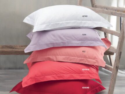 SCENARIO - ΣΕΤ ΣΕΝΤΟΝΙΑ ΒΑΜΒΑΚΟΣΑΤΕΝ ΛΕΥΚΟ ΥΠΕΡΔΙΠΛΟ (245X270) ΒΑΜΒΑΚΟΣΑΤΕΝ Rythmos