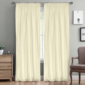 LINO ΚΟΥΡΤΙΝΑ LINE ΜΕ ΤΡΕΣΑ 102 BEIGE 145X295 100% Πολυέστερ