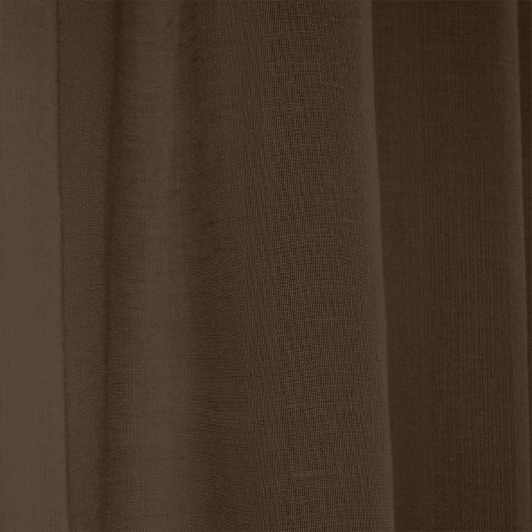 LINO ΚΟΥΡΤΙΝΑ LINE ΜΕ ΤΡΕΣΑ 902 DBROWN 145X295 100% Πολυέστερ - Image 2