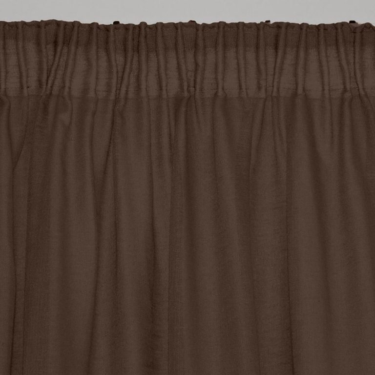 LINO ΚΟΥΡΤΙΝΑ LINE ΜΕ ΤΡΕΣΑ 902 DBROWN 145X295 100% Πολυέστερ - Image 3