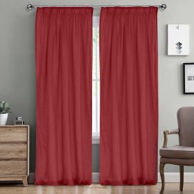 LINO ΚΟΥΡΤΙΝΑ LINE ΜΕ ΤΡΕΣΑ 401 RED 145X295 100% Πολυέστερ