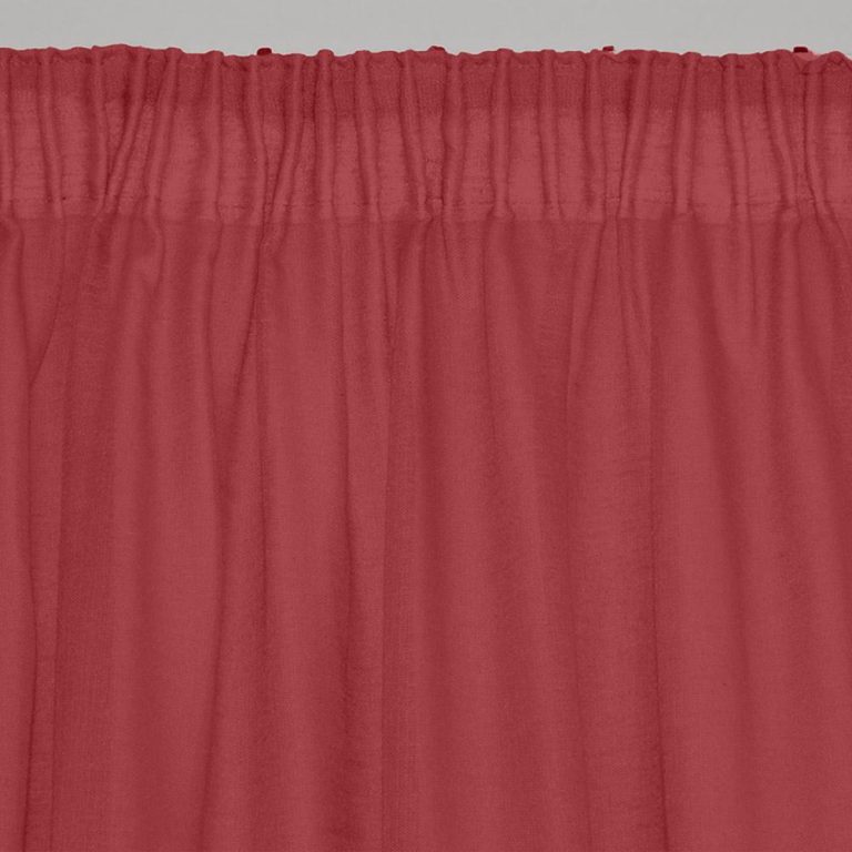 LINO ΚΟΥΡΤΙΝΑ LINE ΜΕ ΤΡΕΣΑ 401 RED 145X295 100% Πολυέστερ - Image 4