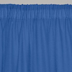 LINO ΚΟΥΡΤΙΝΑ LINE ΜΕ ΤΡΕΣΑ 604 BLUE 145X295 100% Πολυέστερ - Image 3