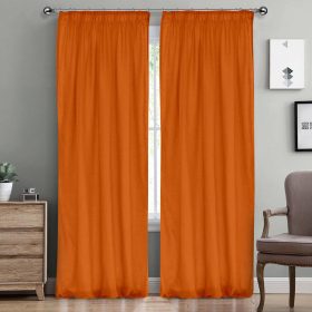LINO ΚΟΥΡΤΙΝΑ LINE ΜΕ ΤΡΕΣΑ 503 ORANGE 300X295 100% Πολυέστερ
