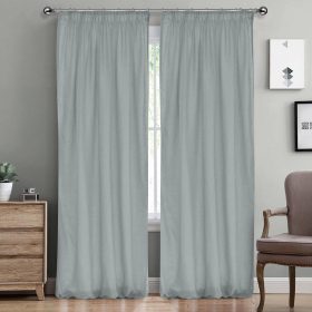 LINO ΚΟΥΡΤΙΝΑ LINE ΜΕ ΤΡΕΣΑ 802 GREY-BLUE 300X295 100% Πολυέστερ