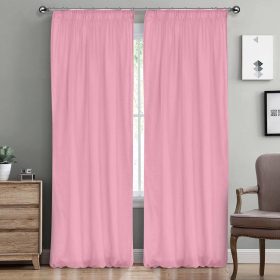 LINO ΚΟΥΡΤΙΝΑ LINE ΜΕ ΤΡΕΣΑ 301 PINK 300X295 100% Πολυέστερ