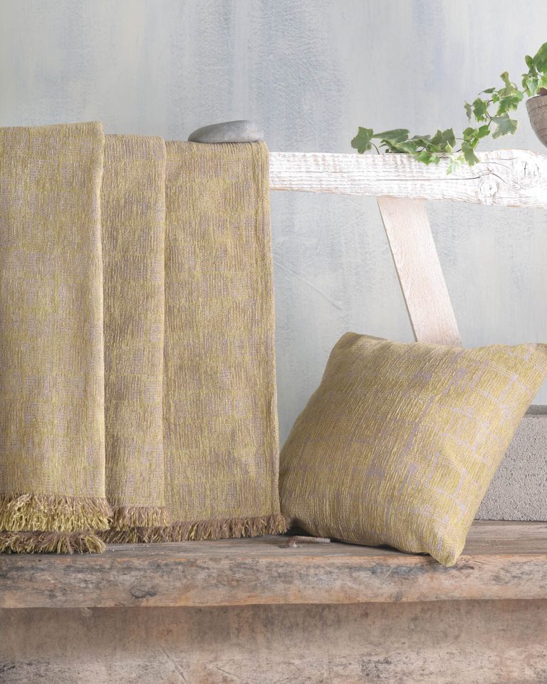 KENYA ΩΧΡΑ - ΜΑΞΙΛΑΡΟΘΗΚΗ 40X40 50% Chenille acrylic - 25% βαμβάκι - 25% Pol Rythmos - Image 4