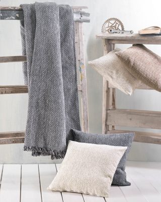TEMPE ΓΚΡΙ ΜΑΥΡΟ - ΜΑΞΙΛΑΡΟΘΗΚΗ 40X40 50% Chenille acrylic - 25% βαμβάκι - 25% Pol Rythmos - Image 6