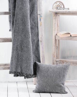 TEMPE ΓΚΡΙ ΜΑΥΡΟ - ΜΑΞΙΛΑΡΟΘΗΚΗ 40X40 50% Chenille acrylic - 25% βαμβάκι - 25% Pol Rythmos - Image 5