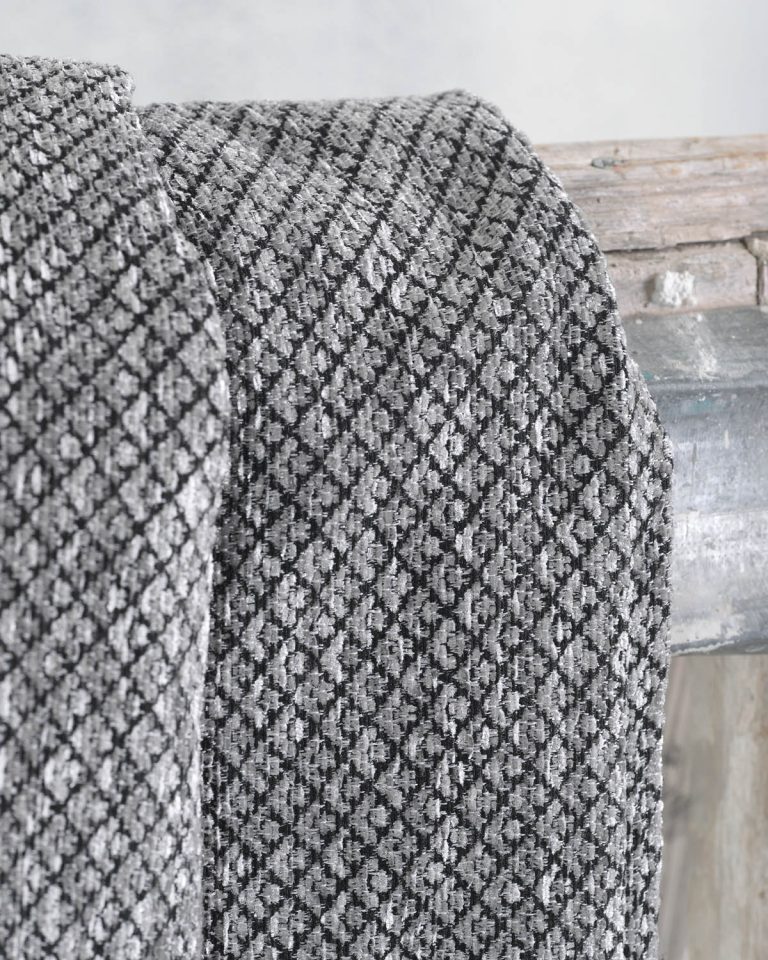 TEMPE ΓΚΡΙ ΜΑΥΡΟ - ΜΑΞΙΛΑΡΟΘΗΚΗ 40X40 50% Chenille acrylic - 25% βαμβάκι - 25% Pol Rythmos - Image 4