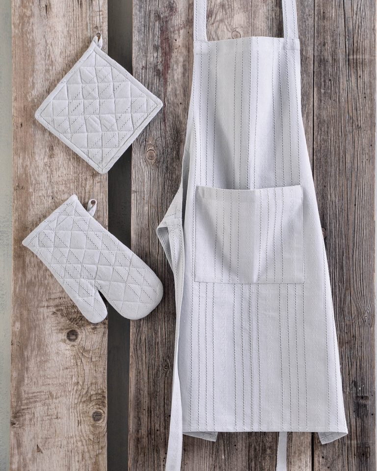 SAVOCA - ΤΡΑΠΕΖΟΜΑΝΤΗΛΟ ΕΚΡΟΥ 140X140 140X140 100% ΒΑΜΒΑΚΙ Rythmos - Image 3