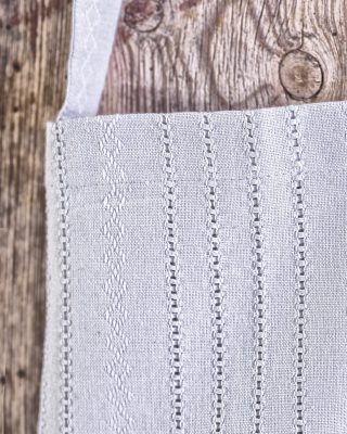 SAVOCA - ΤΡΑΠΕΖΟΜΑΝΤΗΛΟ ΕΚΡΟΥ 140X140 140X140 100% ΒΑΜΒΑΚΙ Rythmos - Image 4