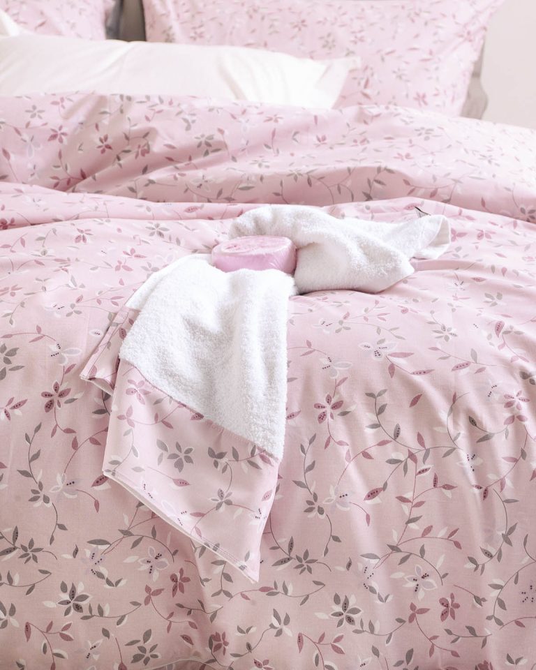 CARLIN ΡΟΖ - ΣΕΤ ΠΑΠΛΩΜΑ SYMBOL ΗΜΙΔΙΠΛΟ (160X240) ΗΜΙΔΙΠΛΟ (160X240) 100% ΒΑΜΒΑΚΙ Rythmos - Image 3