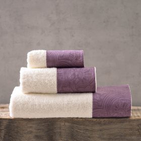 CHARISMA ΜΟΒ - ΣΕΤ ΠΕΤΣΕΤΕΣ 3ΤΕΜ. ΕΚΡΟΥ-ΜΟΒ ΣΕΤ 3 ΤΕΜΑΧΙΩΝ (30X50, 50X90, 80X150) ΣΥΣΚΕΥΑΣΙΑ ΣΑΚΟΥΛΑΣ ΣΕΤ 3 ΤΕΜΑΧΙΩΝ (30X50, 50X90, 80X150) ΣΥΣΚΕΥΑΣΙΑ ΣΑΚΟΥΛΑΣ 100% ΒΑΜΒΑΚΙ Rythmos