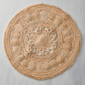 COUGAR - ΧΑΛΑΚΙ ΜΠΕΖ 70cm 70cm IN JUTE NATURAL Rythmos