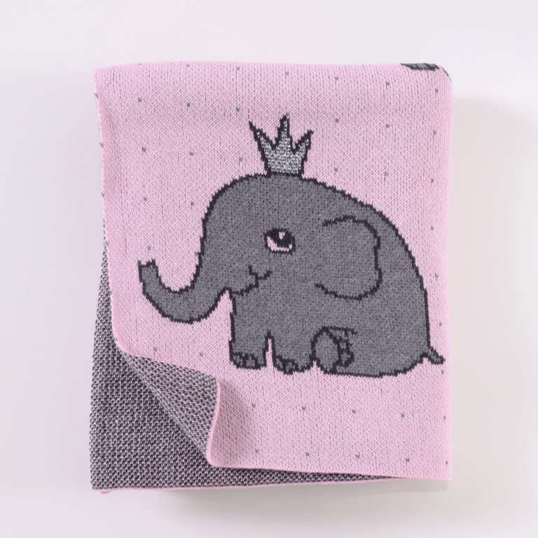 ELEPHANT - ΚΟΥΒΕΡΤΑ ΖΑΚΑΡ 80X100 100% ΒΑΜΒΑΚΙ Rythmos - Image 2