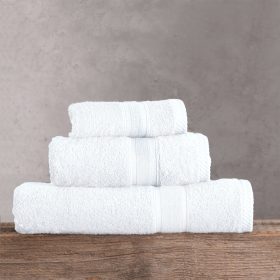 ILLUSION - ΠΕΤΣΕΤΑ 100% ΒΑΜΒΑΚΙ ΠΕΝΙΕ 480gsm ΛΕΥΚΟ ΣΕΤ 3 ΤΕΜΑΧΙΩΝ (30X50, 50X90, 70X140) ΣΕ ΣΑΚΟΥΛΑ ΣΕΤ 3 ΤΕΜΑΧΙΩΝ (30X50, 50X90, 70X140) ΣΕ ΣΑΚΟΥΛΑ 100% ΒΑΜΒΑΚΙ Rythmos