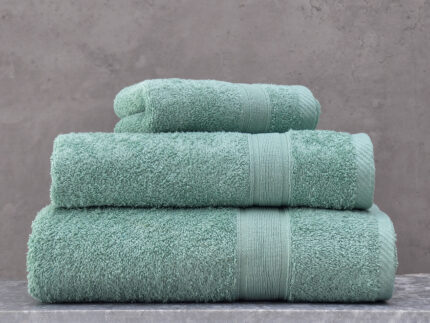 ILLUSION - ΠΕΤΣΕΤΑ 100% ΒΑΜΒΑΚΙ ΠΕΝΙΕ 480gsm ΠΡΑΣΙΝΟ ΜΠΑΝΙΟΥ (70X140) ΜΠΑΝΙΟΥ (70X140) 100% ΒΑΜΒΑΚΙ Rythmos