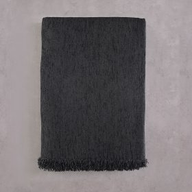 KIDAL - ΡΙΧΤΑΡΙ ΓΚΡΙ ΣΚΟΥΡΟ 180X280 180X280 75% CHENILLE ACRYLIC - 25% POL. Rythmos - Image 3