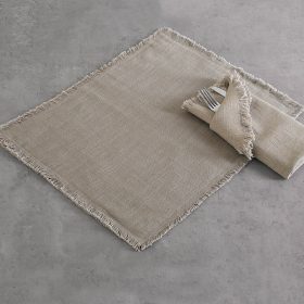 MERIT - ΤΡΑΠΕΖΟΜΑΝΤΗΛΟ ΣΠΑΓΓΙ 150X160 150X160 100% ΒΑΜΒΑΚΙ Rythmos - Image 6