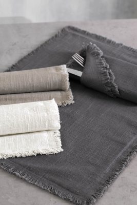 MERIT - ΤΡΑΠΕΖΟΜΑΝΤΗΛΟ ΓΚΡΙ 170X320 170X320 100% ΒΑΜΒΑΚΙ Rythmos - Image 5