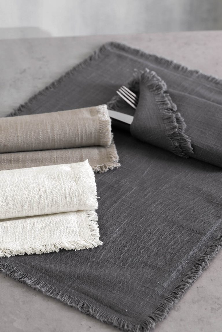 MERIT - ΤΡΑΠΕΖΟΜΑΝΤΗΛΟ ΓΚΡΙ 170X320 170X320 100% ΒΑΜΒΑΚΙ Rythmos - Image 5