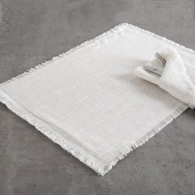 MERIT - ΤΡΑΠΕΖΟΜΑΝΤΗΛΟ OFF WHITE ΣΟΥΠΛΑ (35Χ50) ΣΟΥΠΛΑ (35Χ50) 100% ΒΑΜΒΑΚΙ Rythmos