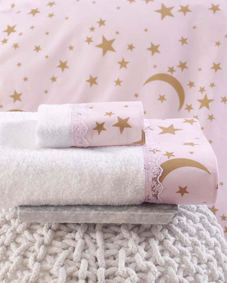 MOONLIGHT ΡΟΖ - ΣΕΤ ΠΑΠΛΩΜΑΤΟΘΗΚΗ DIVA ΗΜΙΔΙΠΛΟ (160X250) ΗΜΙΔΙΠΛΟ (160X250) 100% ΒΑΜΒΑΚΙ Rythmos - Image 4