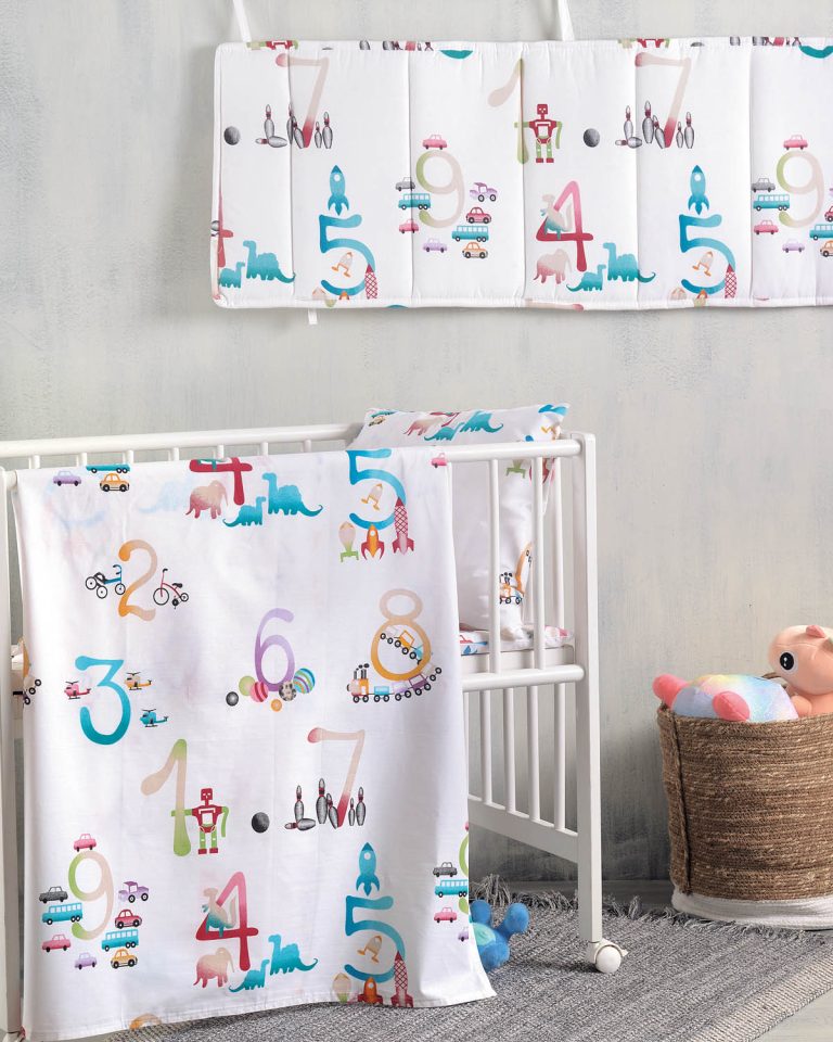 NUMBERS - ΣΕΝΤΟΝΙ ΛΙΝΚΝΟΥ 80X110 100% ΒΑΜΒΑΚΙ Rythmos - Image 2