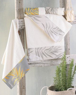 SANDRA ΓΚΡΙ - ΣΕΤ ΠΕΤΣΕΤΕΣ 3ΤΕΜ. ΣΕΤ 3 ΤΕΜΑΧΙΩΝ (30X50, 50X90, 80X150) ΣΥΣΚΕΥΑΣΙΑ ΚΟΥΤΙΟΥ ΣΕΤ 3 ΤΕΜΑΧΙΩΝ (30X50, 50X90, 80X150) ΣΥΣΚΕΥΑΣΙΑ ΚΟΥΤΙΟΥ 100% ΒΑΜΒΑΚΙ Rythmos - Image 2