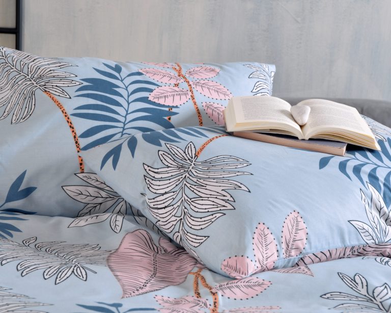 SOLANGE ΜΠΛΕ - ΣΕΤ ΣΕΝΤΟΝΙΑ NEXT KING SIZE (260X280) KING SIZE (260X280) 50% ΒΑΜΒΑΚΙ - 50% ΠΟΛΥΕΣΤΕΡΑΣ Rythmos - Image 2