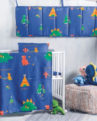 TOBIAS - ΣΕΤ ΠΑΠΛΩΜΑΤΟΘΗΚΗ ΒΡΕΦΙΚΗ 2 ΤΕΜ. 110Χ160 100% ΒΑΜΒΑΚΙ Rythmos