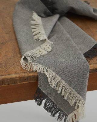 Μονόχρωμη Πετσέτα Φαγητού με Κρόσσι Estoril 53x53cm 53x53cm Ανθρακί της Pennie