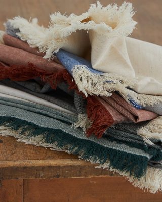 Μονόχρωμη Πετσέτα Φαγητού με Κρόσσι Estoril 53x53cm 53x53cm Χρυσό της Pennie - Image 3