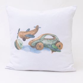 Μαξιλάρι Διακοσμητικό Printed Toys 45 x 45 cm  100% Βαμβάκι Λευκό BOREA