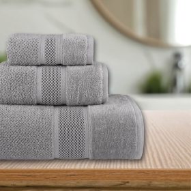 Πετσέτα Προσώπου Lava 50 x 90 cm 100% Βαμβάκι Λευκό BOREA