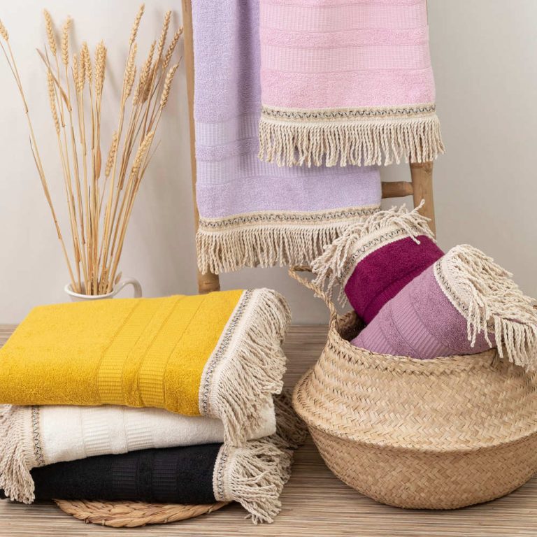 Πετσέτα Θαλάσσης Glamorous 90 x 150 cm  100% Βαμβάκι Εκρού BOREA - Image 2