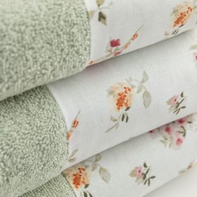 Πετσέτες Σετ 3ΤΜΧ Elodie 70 x 140 / 50 x 90 / 30 x 50 cm 100% Βαμβάκι Πούδρα BOREA - Image 15