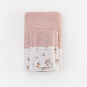 Πετσέτες Σετ 3ΤΜΧ Elodie 70 x 140 / 50 x 90 / 30 x 50 cm  100% Βαμβάκι Μουσταρδί BOREA - Image 4