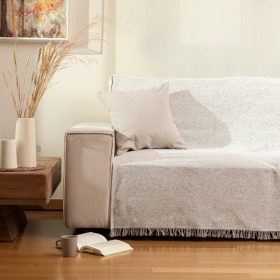 Ριχτάρι Βαμβακερό Τριθέσιο Forest 180 x 300 cm 100% Βαμβάκι Μωβ BOREA