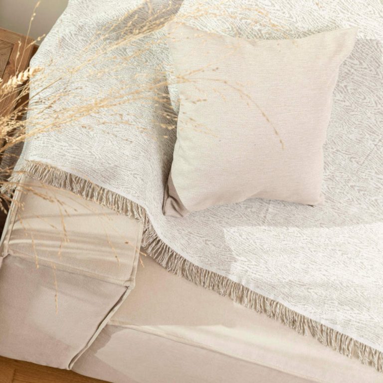 Ριχτάρι Βαμβακερό Πολυθρόνας Forest 180 x 180 cm  100% Βαμβάκι Μπλε BOREA - Image 14
