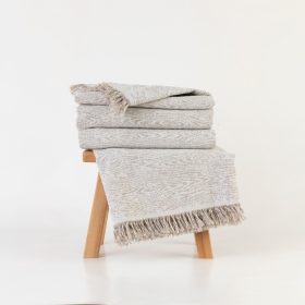 Ριχτάρι Βαμβακερό Πολυθρόνας Forest 180 x 180 cm  100% Βαμβάκι Μωβ BOREA - Image 15