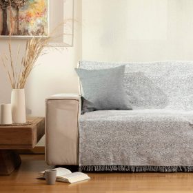 Ριχτάρι Βαμβακερό Τριθέσιο Forest 180 x 300 cm 100% Βαμβάκι Μωβ BOREA - Image 13