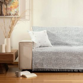 Ριχτάρι Βαμβακερό Πολυθρόνας Forest 180 x 180 cm  100% Βαμβάκι Μπλε BOREA - Image 7