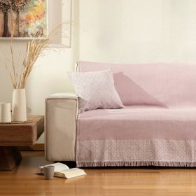 Ριχτάρι Βαμβακερό Πολυθρόνας Iris 180 x 180 cm  100% Βαμβάκι Καφέ BOREA - Image 4