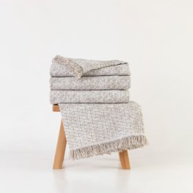 Ριχτάρι Βαμβακερό Πολυθρόνας Yaiza 180 x 180 cm 100% Βαμβάκι Μαύρο BOREA - Image 6