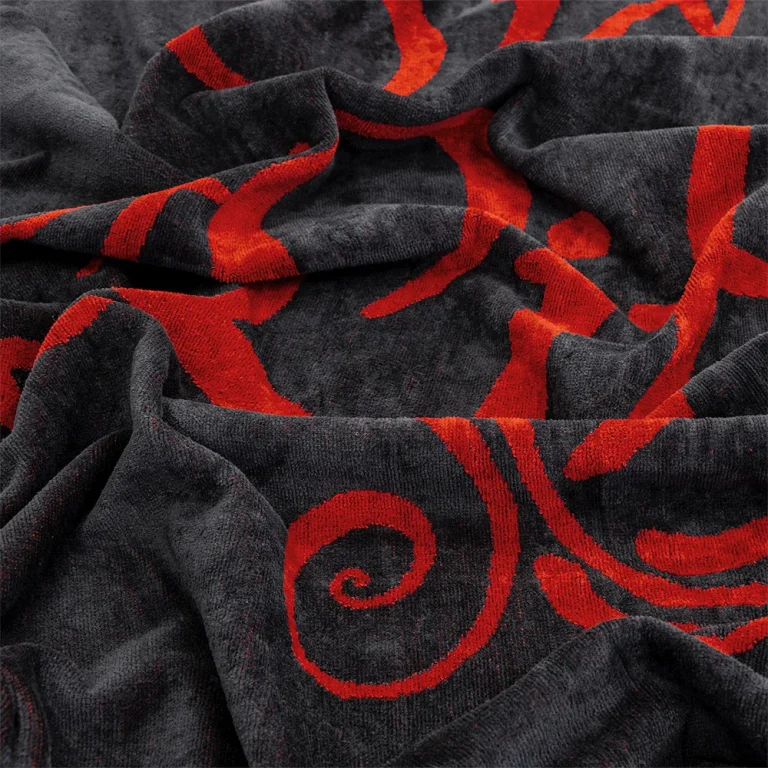 LINO ΠΕΤΣΕΤΑ ΘΑΛΑΣΣΗΣ SUNNY LIFE DGREY-RED 86X160 100% Βαμβάκι - Image 2