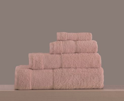 ΣΕΤ ΠΕΤΣΕΤΕΣ LILLE No1 S.PINK 4 TEM(80X150,50X90,30X50,30X30) 100% Cotton 500gsm Makis Tselios