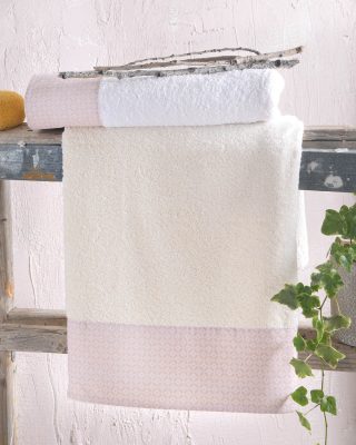 SINCLAIR ΡΟΖ - ΣΕΤ ΚΟΥΒΕΡΛΙ NEXT ΗΜΙΔΙΠΛΟ (160X240) ΗΜΙΔΙΠΛΟ (160X240) 50% ΒΑΜΒΑΚΙ - 50% ΠΟΛΥΕΣΤΕΡΑΣ Rythmos - Image 3